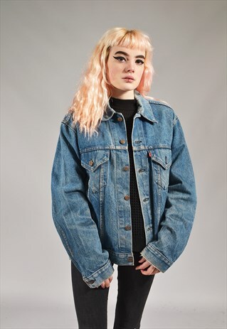 VINTAGE LEVI'S MID BLUE DENIM JACKET