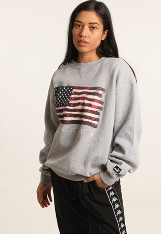 VINTAGE PUMA PRINT SWEATSHIRT