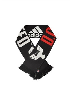 Vintage Adidas D.C. United Soccer Team Scarf Black