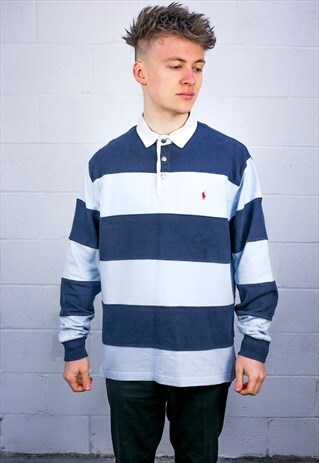 VINTAGE RALPH LAUREN RUGBY POLO SHIRT