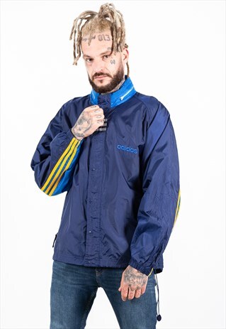 VINTAGE 80S ADIDAS WINDBREAKER JACKET / S8006
