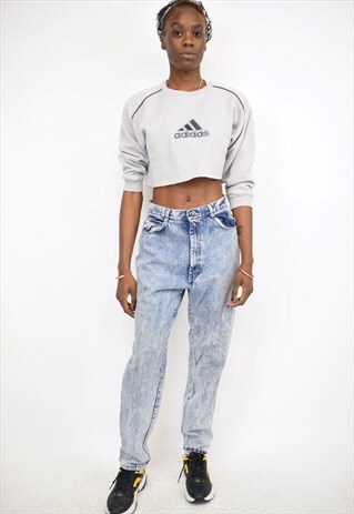 VINTAGE 90S BLUE DENIM STONE WASH JEANS