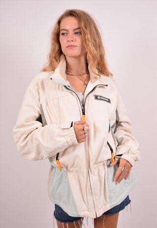 VINTAGE COLMAR WINDBREAKER JACKET WHITE