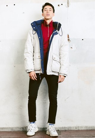 VINTAGE 90S REVERSIBLE PUFFER COAT