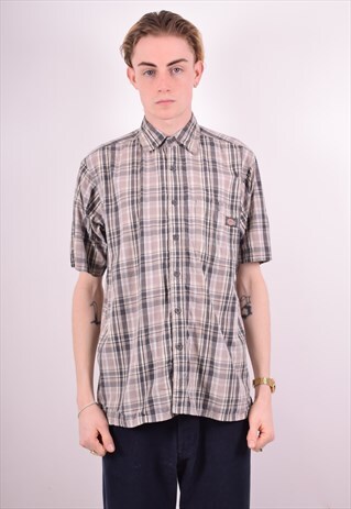 DICKIES MENS VINTAGE SHIRT MEDIUM MULTI 90S