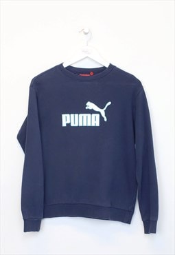 Vintage Puma sweatshirt in Navy. Best fits M