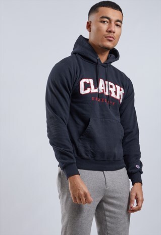VINTAGE CHAMPION CLARK UNIVERSITY HOODIE