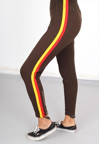 VINTAGE BROWN TRACK PANT