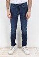 511 Vintage Mens W31 L34 Slim Fit Straight Jeans Denim Pants