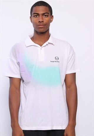 VINTAGE SERGIO TACCHINI LOGO T-SHIRT WHITE