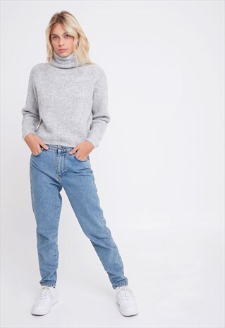 TURTLENECK JUMPER - LIGHT GREY