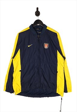 90s Nike Arsenal 99/00 Track Jacket Training Top Size Medium