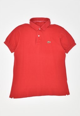 Vintage 90's Lacoste Polo Shirt Red