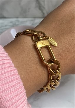 Authentic Louis Vuitton Clasp Reworked Bracelet