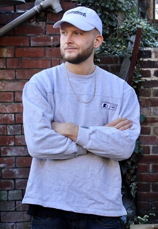 VINTAGE GREY STARTER SWEATSHIRT MEDIUM