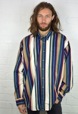VINTAGE 90'S STRIPED SHIRT