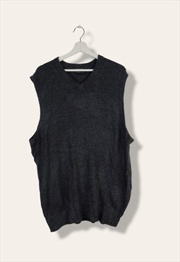 Vintage Dockers Jumper V neck in Grey XL