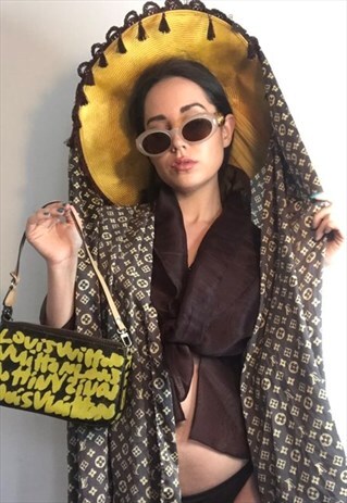 VINTAGE Y2K MONOGRAM GRAFFITI HAND BAG