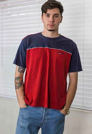 VINTAGE TOMMY JEANS LOGO T-SHIRT 90S L 8.6