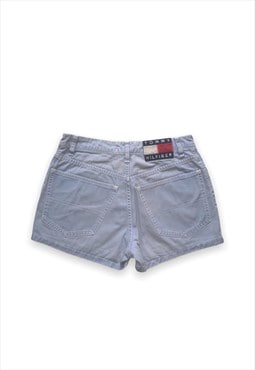 Vintage Y2K 00s Tommy Hilfiger denim shorts light blue