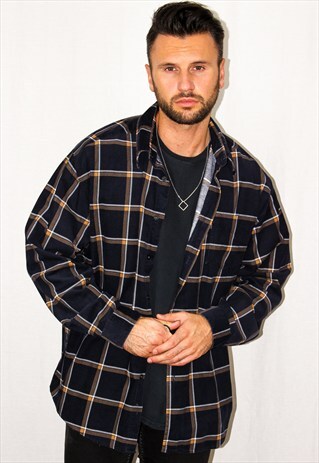 VINTAGE PLAID CORDUROY SHIRT