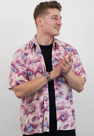 VINTAGE PATTERN FESTIVAL SHIRT