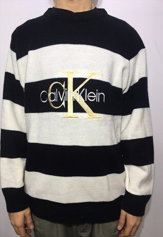 VINTAGE 90' UNIQUE BEAUTIFUL CALVIN KLEIN UNISEX JUMPER