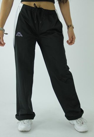 KAPPA 00'S TRACK PANTS BLACK