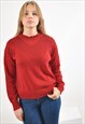 Vintage 90's jumper in maroon