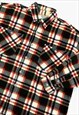 VINTAGE COCA COLA CHECKED SHIRT