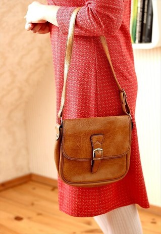 LIGHT BROWN SMALL RECTANGULAT BAG PURSE