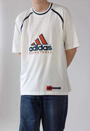 VINTAGE ADIDAS EMBROIDERED T-SHIRT