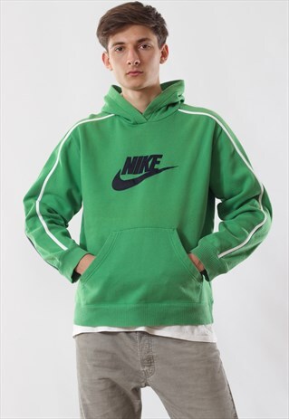 VINTAGE NIKE SWEATER SWEATSHIRT 90S GREEN BIG LOGO