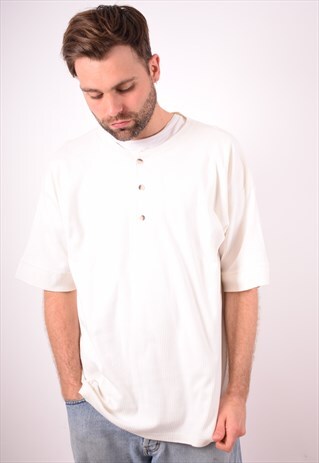 LEVI'S MENS VINTAGE T-SHIRT TOP XL WHITE 90S