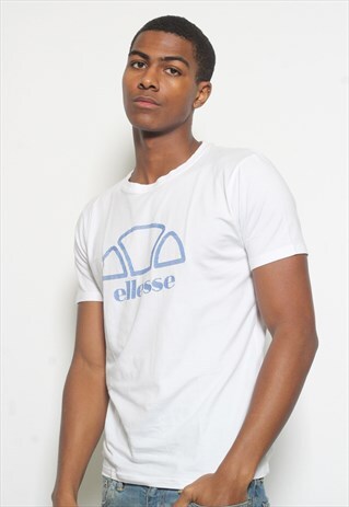 VINTAGE ELLESSE LOGO T-SHIRT WHITE