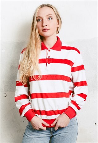 VINTAGE 80S STRIPED SWEATSHIRT