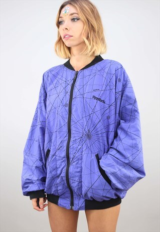 VINTAGE OVERSIZED REEBOK FESTIVAL SHELL WINDBREAKER JACKET
