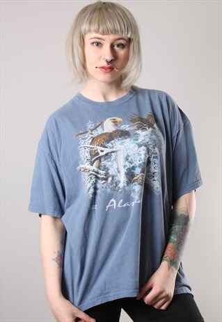 VINTAGE ALASKA TOURIST WEAR T-SHIRT LARGE