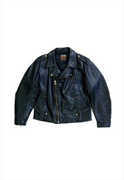 Vintage 50's Chevington Leather Biker Jacket 