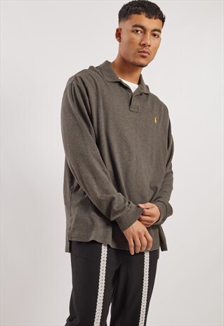 VINTAGE RALPH LAUREN LONG SLEEVE POLO TOP