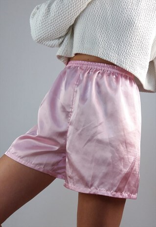 VINTAGE PYJAMA BLOOMERS / SHORTS IN PINK
