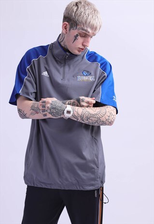 VINTAGE ADIDAS SHORT SLEEVES TRACK JACKET