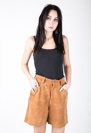 VINTAGE 90S SUEDE SHORTS