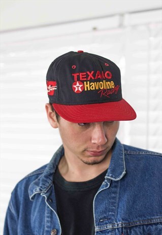 VINTAGE RACING BASEBALL CAP HAT 90S X 2.4