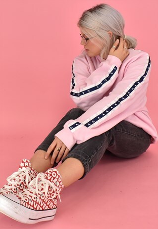 G&G UNISEX BABY PINK GOOSE RIBBON SWEAT