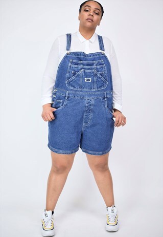 VINTAGE 90'S RVT DENIM DUNGAREES WITH POCKETS