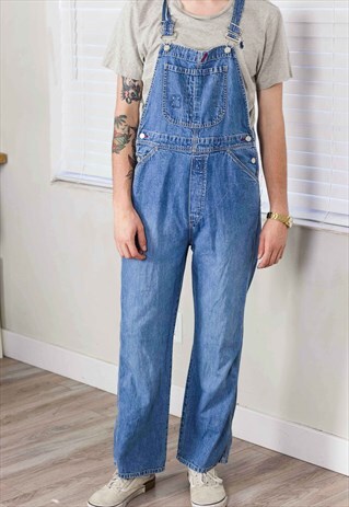 VINTAGE GAP OVERALL DENIM DUNGAREES 90S M 25.3