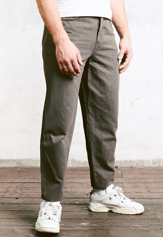 VINTAGE 90S BROWN TAPERED JEANS