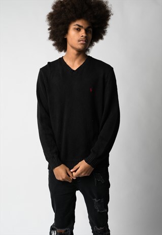 VINTAGE RALPH LAUREN V-NECK JUMPER