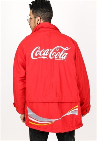 VINTAGE COCA COLA PUFFER JACKET J70